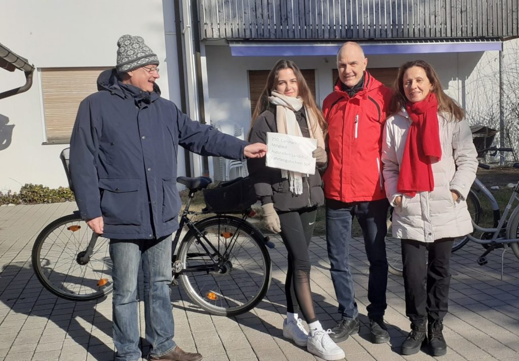 Gutscheinüberreichung